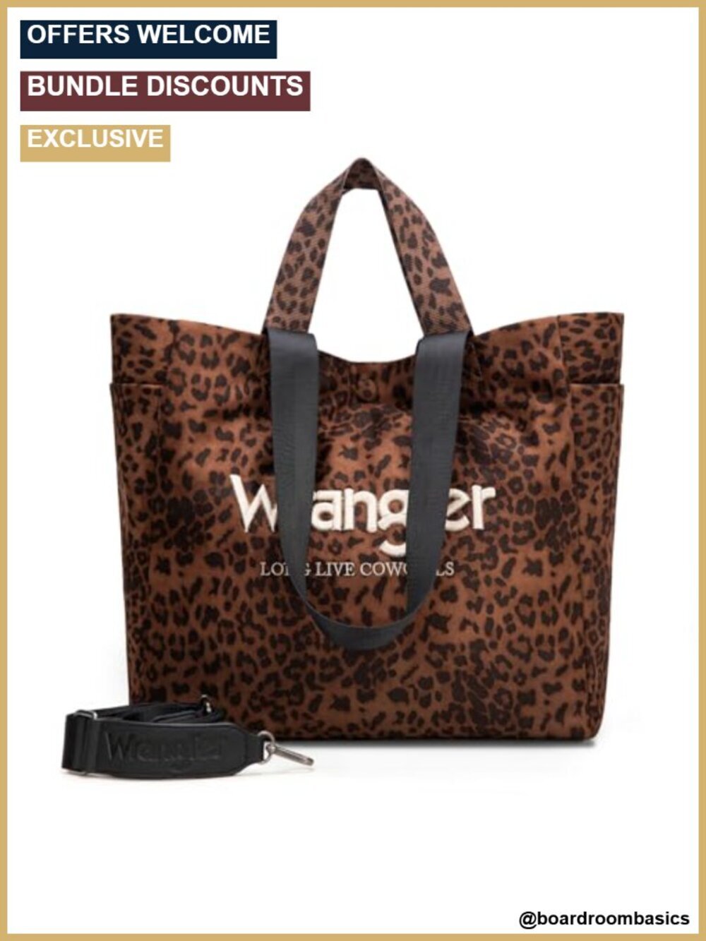 Large Leopard Print Tote Bag for Women Travel Work Gym